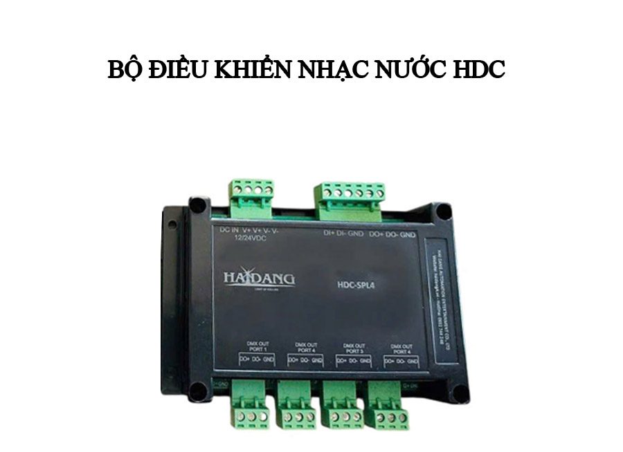 Bộ điều khiển nhạc nước chi tín hiệu điều khiển đèn LED âm nước