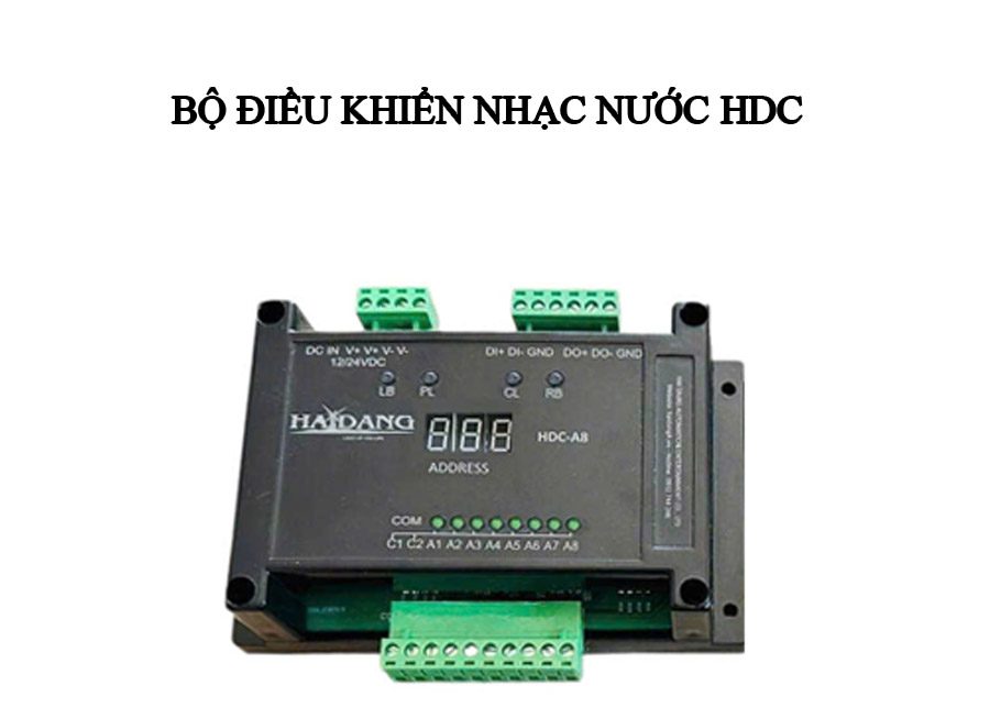 Bộ điều khiển nhạc nước ngõ ra Analog