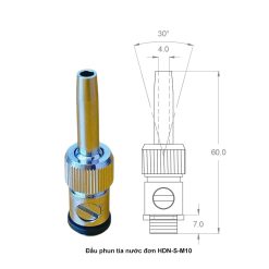 Béc phun nước tia đơn M10 10mm HDN-S