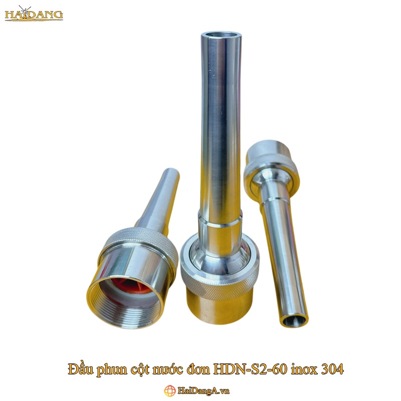 Đầu phun cột nước đơn HDN-S2-60 inox 304