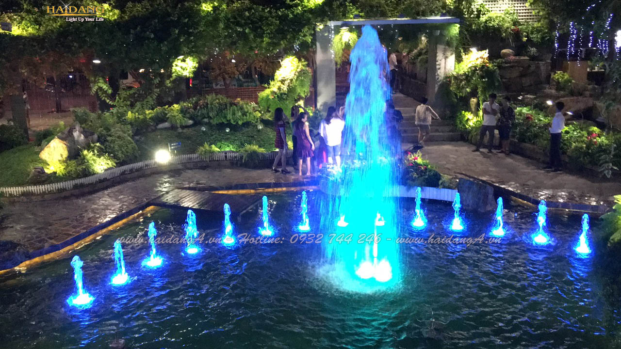Đài phun nước lập trình độc đáo