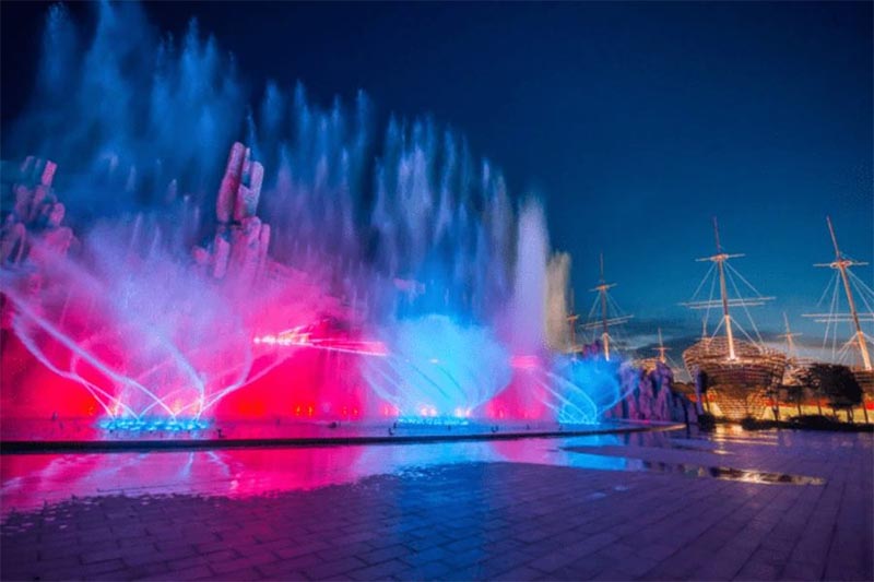 Hệ thống nhạc nước hoành tráng tại Vinpearl Land Nha Trang