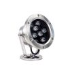 Đèn LED âm dưới nước 9W đơn sắc hoặc đổi màu tự động GRB 1in1