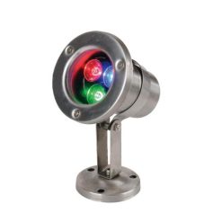 Đèn LED chống nước 3W đổi màu tự động vỏ inox 304