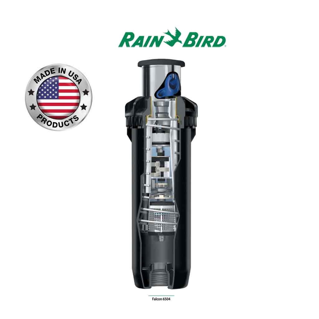 Mặt cắt Vòi phun rotor falcon 6504 nhô cao khi tưới 4 inch RB6504PC Rainbird