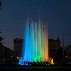 Đài phun nước đèn LED vòi phun sục khí