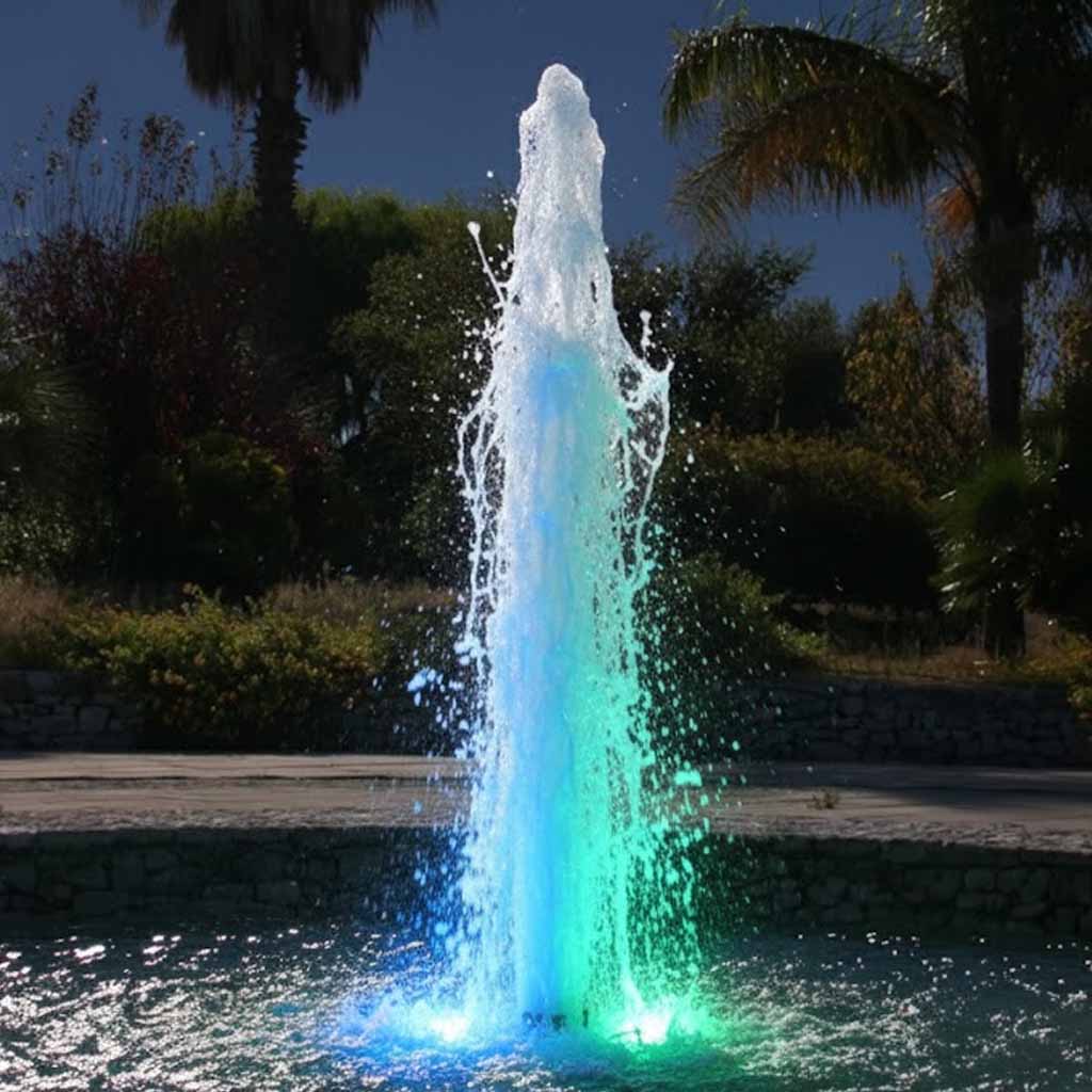 Đài phun nước với đầu phun nước cốc trào HDN-CU