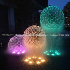 Đài phun nước 3 bông hoa bồ công anh