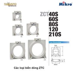 Biến dòng ZTC Mikro các loại Chính hãng Đủ dải dòng 100A đến 2000A