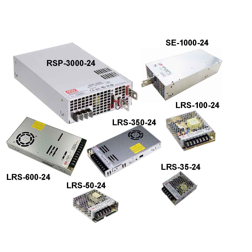 Bộ nguồn 24V ngõ vào 220V ra 24VDC hãng Meanwell