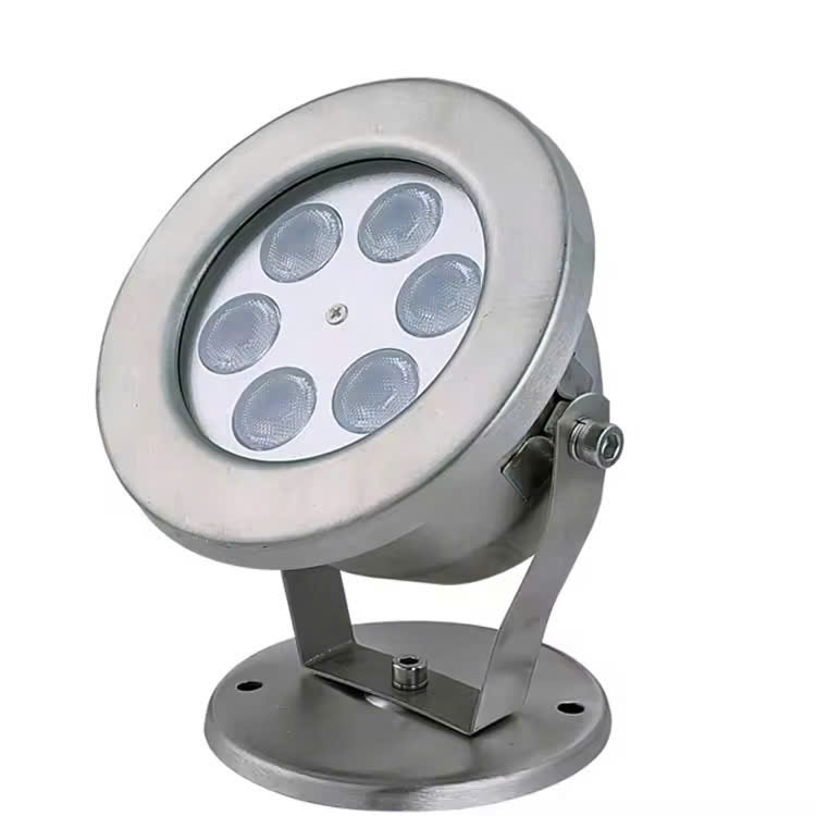 Đèn LED âm nước DMX 512 hoặc đổi màu tự động dạng chân đế inox 304 24V AC DC 18W