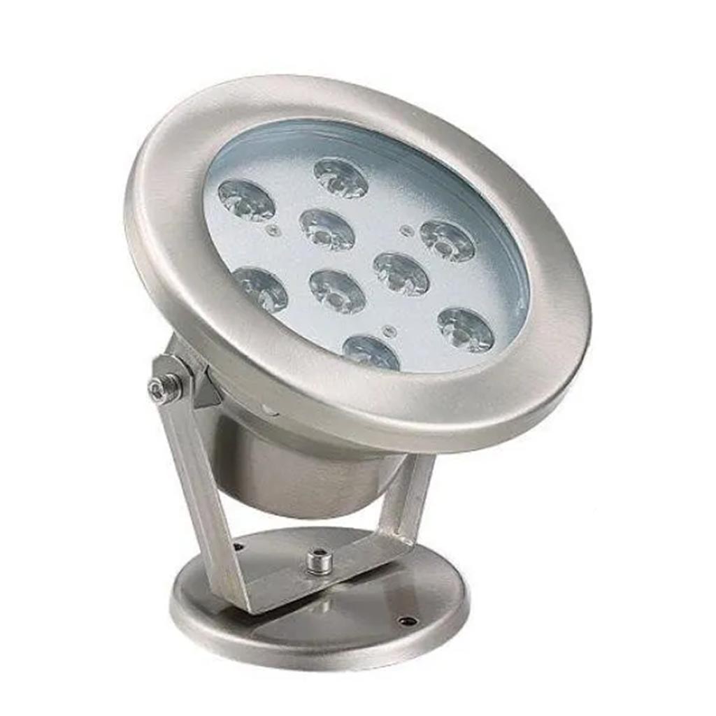 Đèn LED âm nước DMX 512 hoặc đổi màu tự động dạng chân đế inox 304 24V AC DC 27W