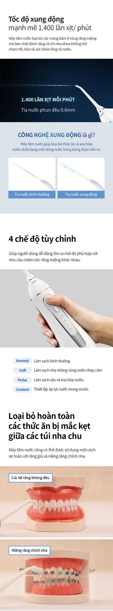 Máy Tăm Nước LocknLock với chức năng và công dụng của nó