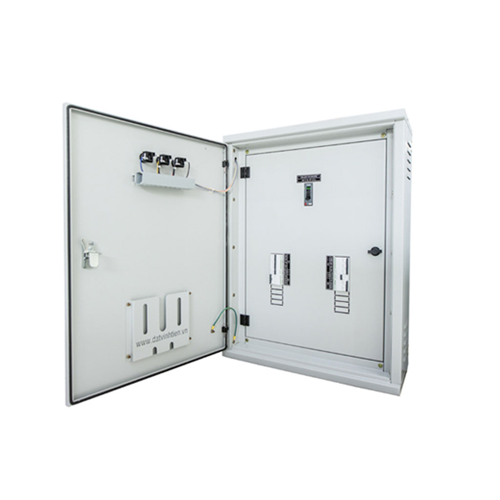 Vỏ tủ điện 2 lớp cánh cửa ngoài trời tôn sơn tĩnh điện day 1 2mm