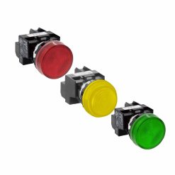 Đèn báo pha IDEC YW1P-1EQM3R 220V 22mm chính hãng