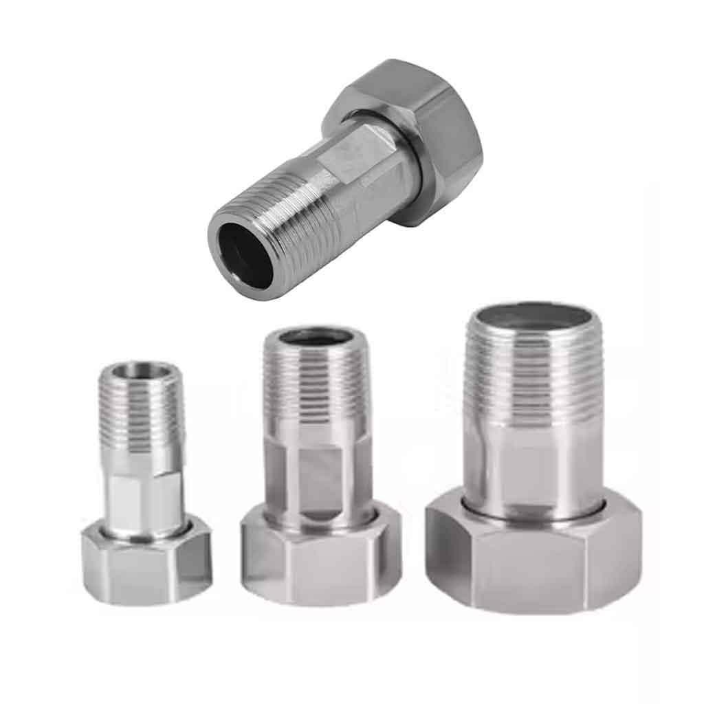 Đuôi đồng hồ nước DN20 DN25 inox 304 và inox 201