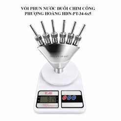 Đầu phun nước đuôi chim công phượng hoàng D34 HDN-PT-34-6x5
