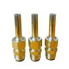 Đầu phun tia đơn Comet HDN-CM inox 304 tích hợp khớp cầu chỉnh hướng vả rãnh tạo luồng