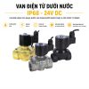 Van điện từ âm nước IP68 24V Giải pháp điều khiển nước cho nhạc nước đài phun nước nghệ thuật và hệ thống cấp nước tự động