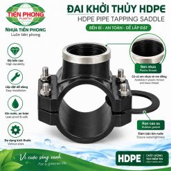 Đai khởi thủy HDPE Tiền Phong ren trong (kiểu 1) ren nhựa