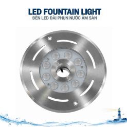 Đèn LED Âm Sàn Đài Phun Nước DMX512 RGB 27W IP68