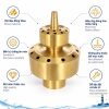 Đầu Phun Nước Bông Hoa 4 Tầng Bằng Đồng Thau – HDN-FTF